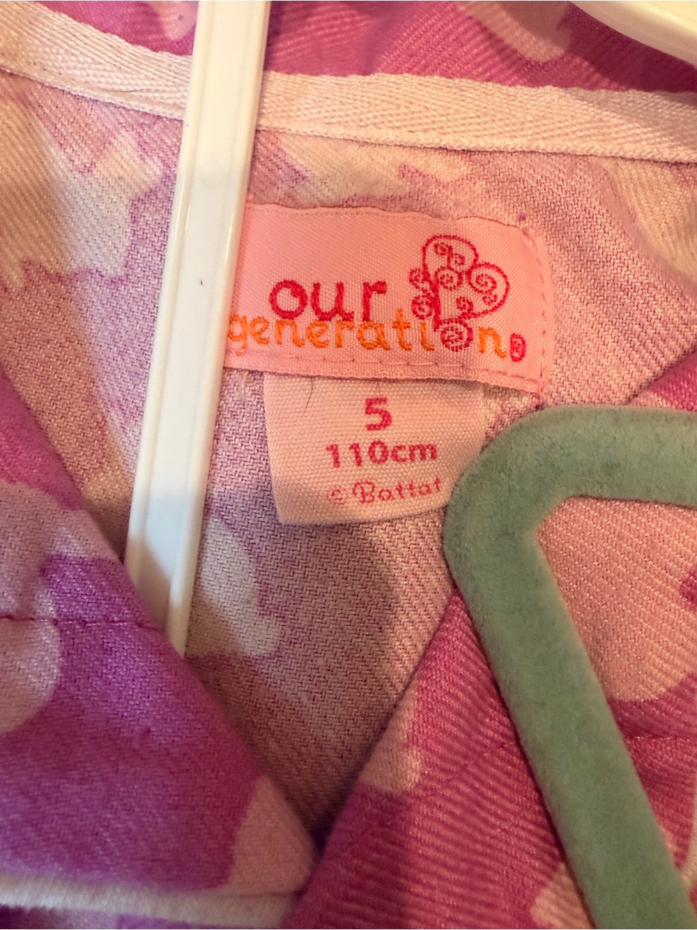 Our generation Girls Cozy Pink Bunny Fleece Pajama Set - Picture 4 of 4